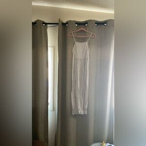 Japna Shell Plaid Spaghetti strap picnic dress (Size Small) 🧺🐚🪻